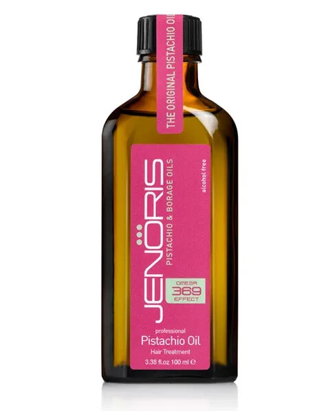 Jenoris Pistachio Oil Hair Treatment 3.38oz is the best. Excellent results.
