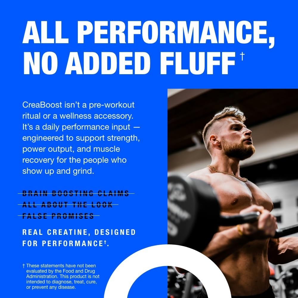 Pure Creatine Monohydrate Powder – Black Raspberry Flavor, Muscle Growth & Energ
