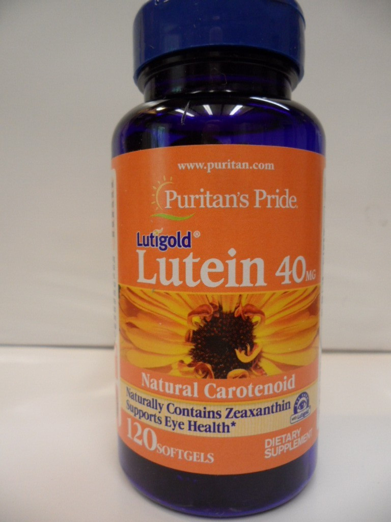 Lutein 40 mg with Zeaxanthin 120 Softgels Supports Eye Health