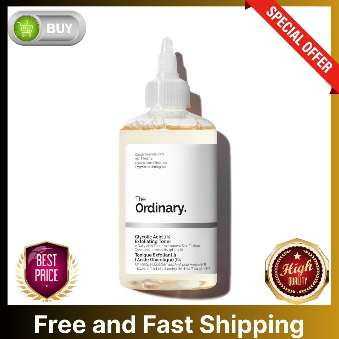 The Ordinary Glycolic Acid 7% Exfoliating Toner, Brightening and Smoothing Daily