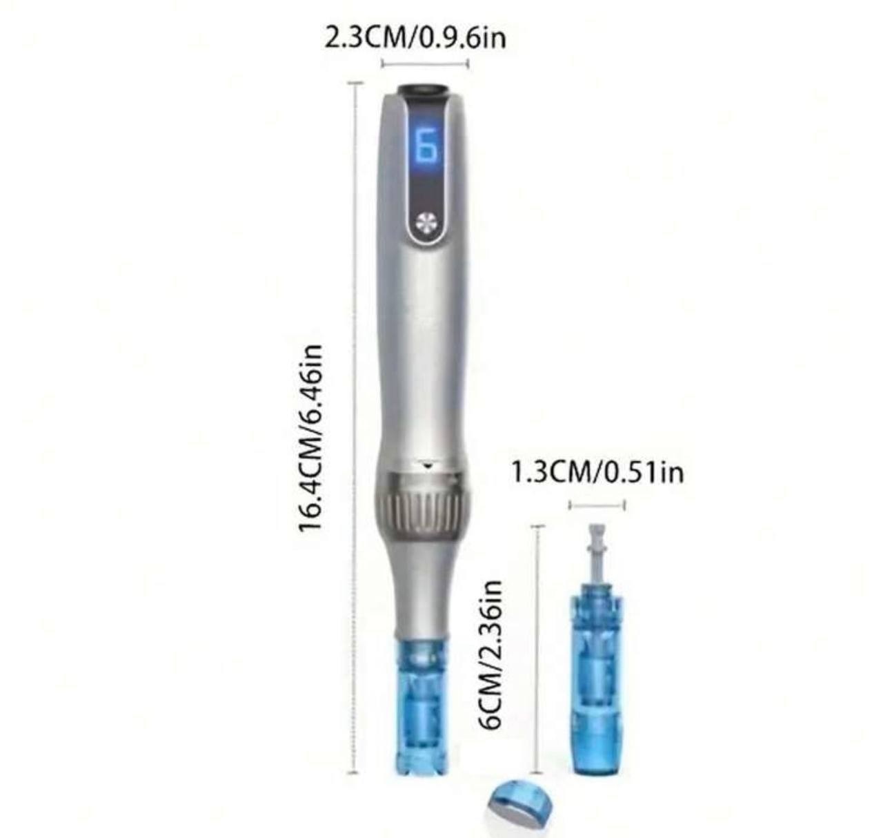 Dr. Pen M8S Wireless Pen, Adjustable Speed Device +10 Tips =(10×18)
