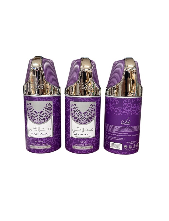 Nusuk MAHLAAKI محلاكي Extra Long Lasting ( 3 Bottles ) 250 Ml Each
