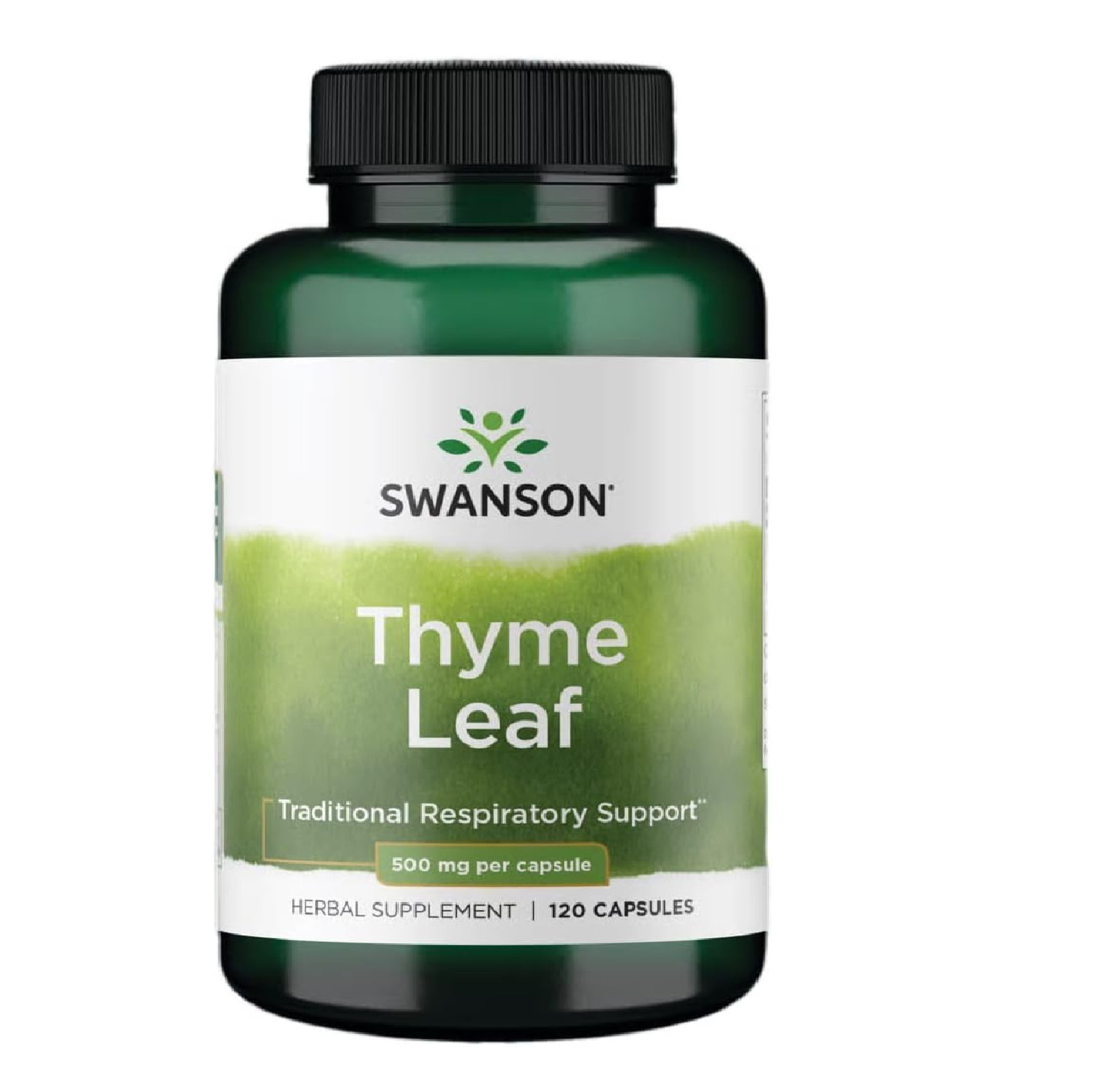 Swanson Thyme Leaf – Herbal Supplement Supporting Respiratory System Health –