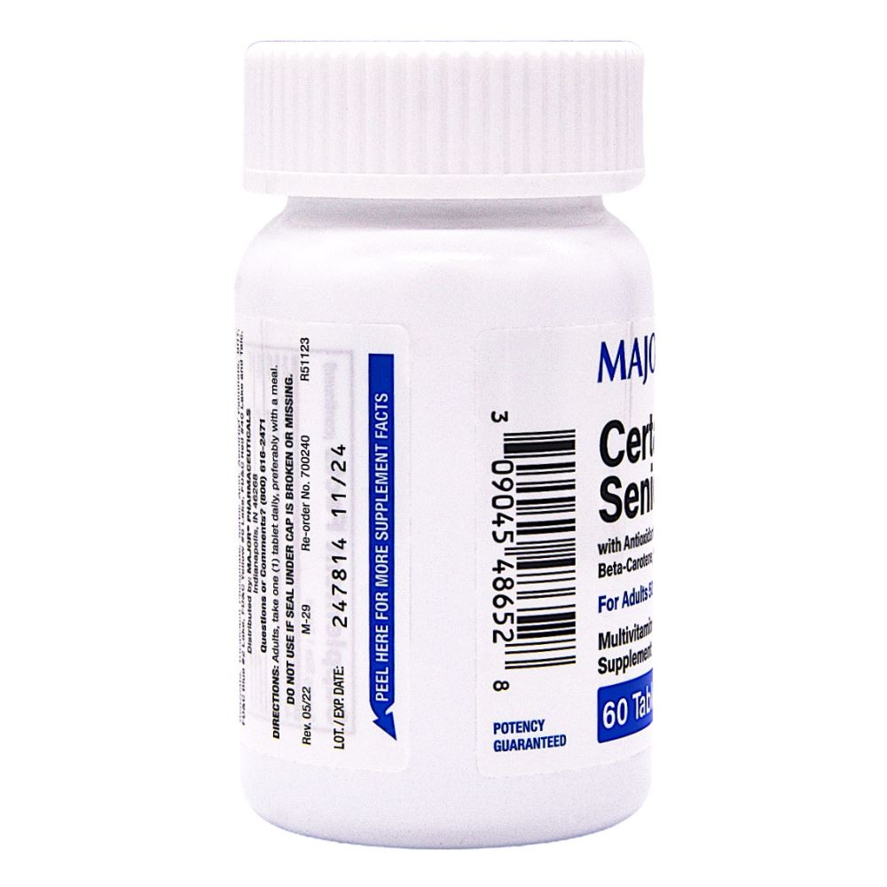 Major CertaVite with Antioxidants Vitamins & Minerals – 60 Tablets | Exp 11-2024