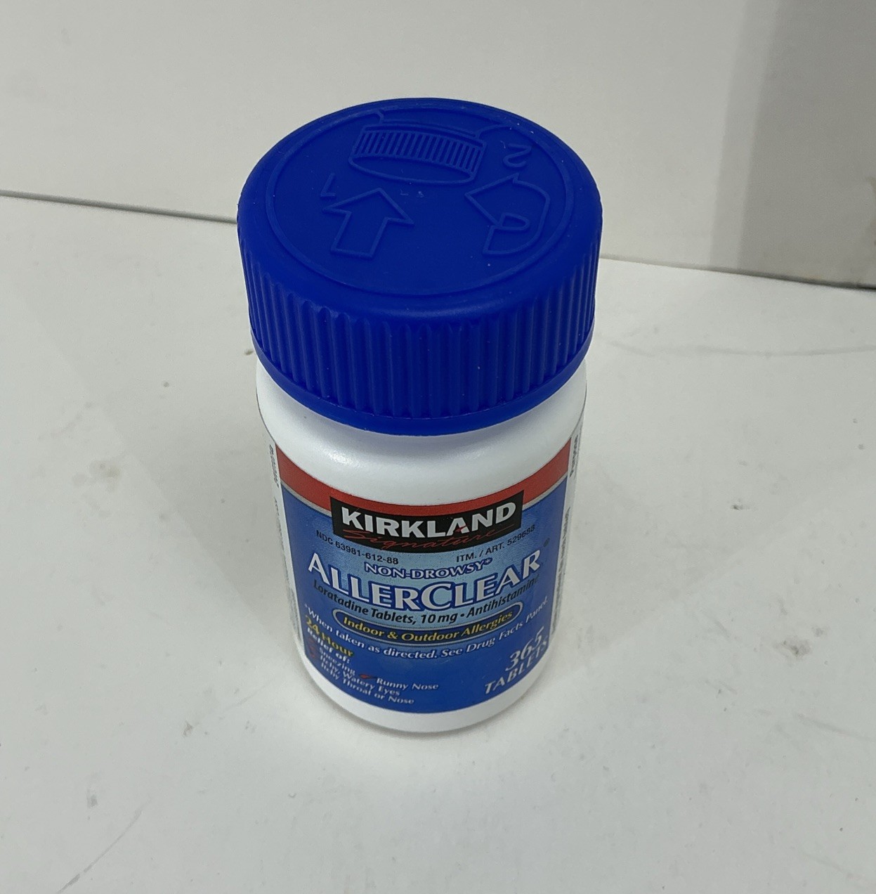 Kirkland Signature AllerClear Non-Drowsy Allergy Loratadine 10 mg 365 tablets