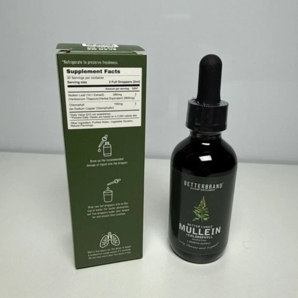 Betterbrand Extract Leaf Lungs Mullein Better Cleanse Lung & Support
