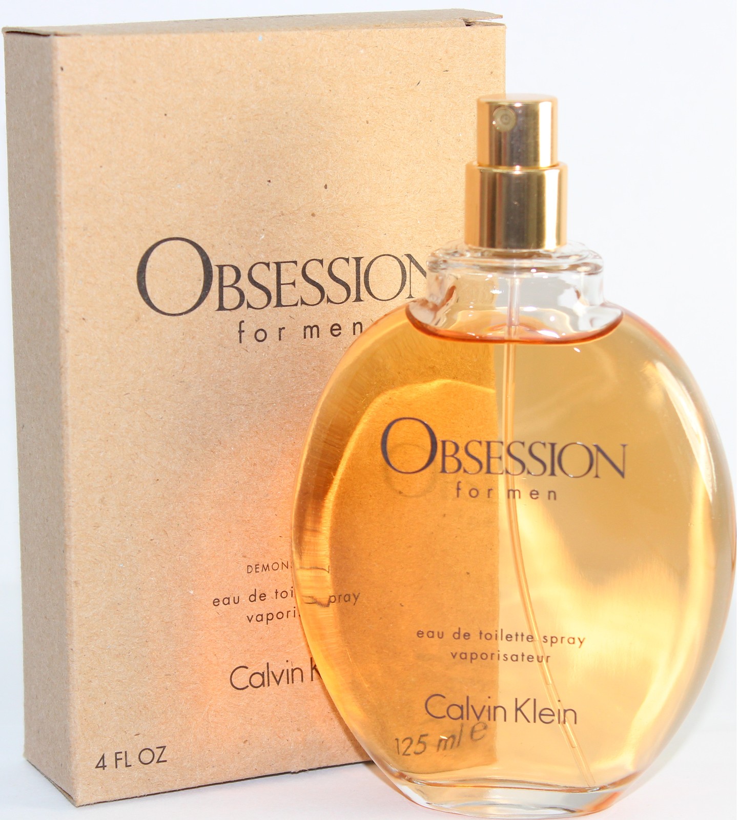OBSESSION 4.0 OZ EDT SPRAY FOR MEN BY CALVIN KLEIN Same As Picture