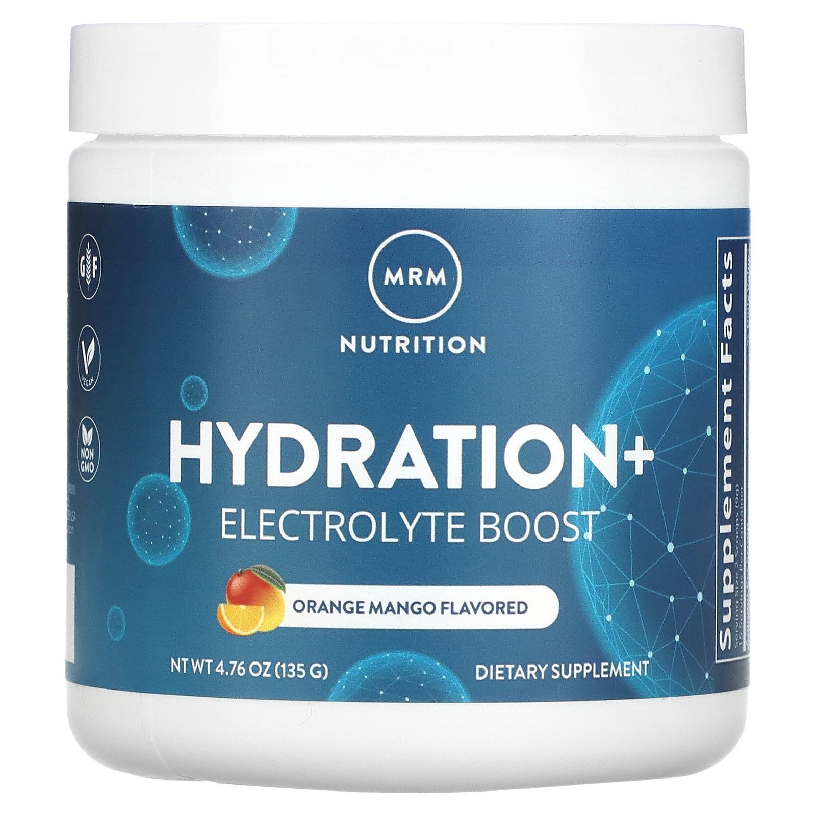 Hydration+ Electrolyte Boost, Orange Mango, 4.67 oz (135 g)