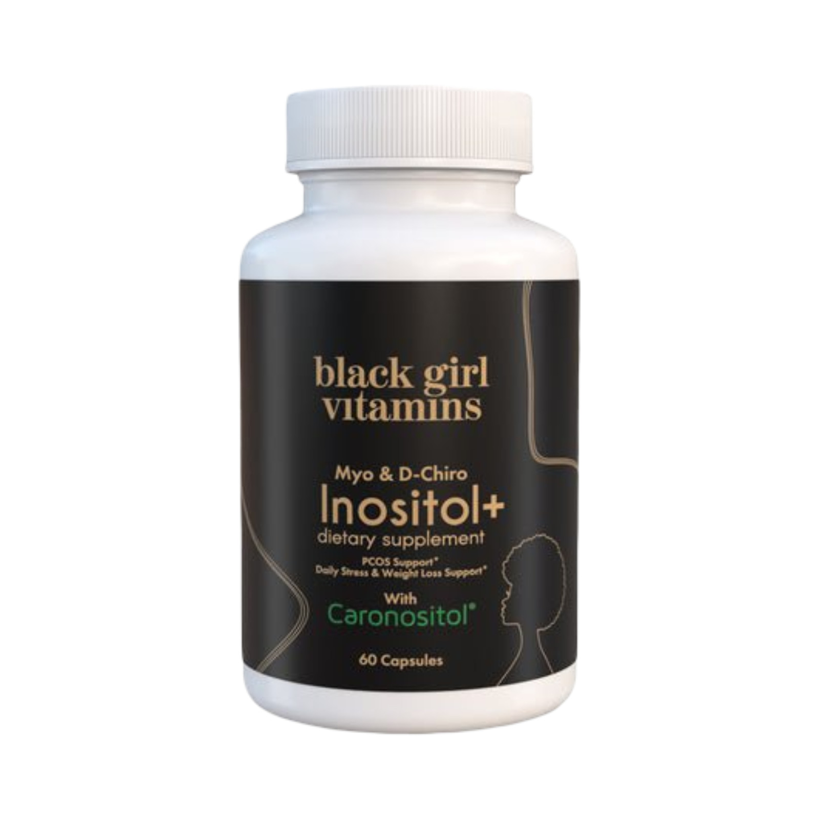 Black Girl Vitamins Inositol – Weight Loss & Nutrition Support – 60 Caps