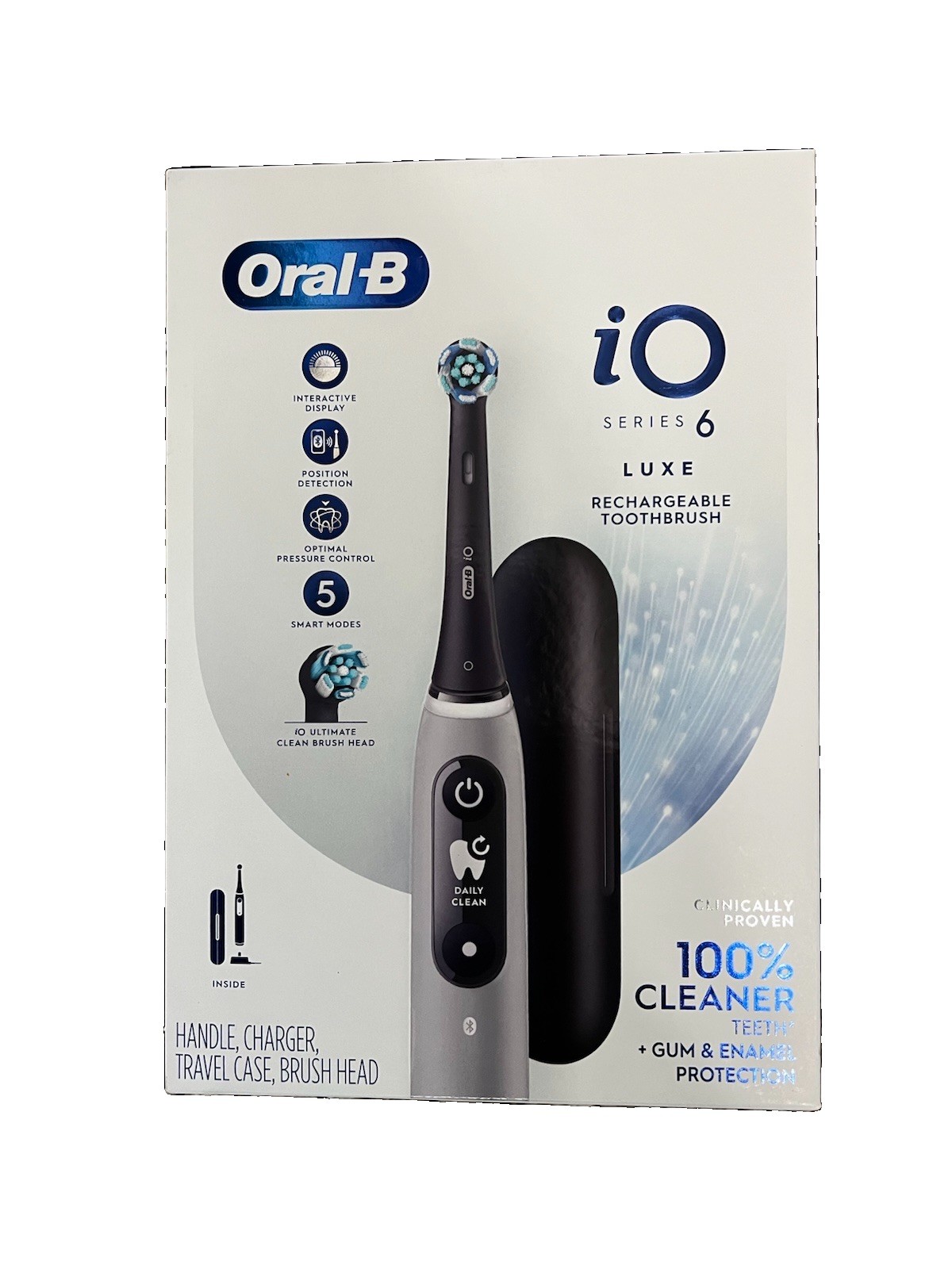 Oral-B iO Series 6 Luxe Electric Toothbrush Rechargeable Bluetooth