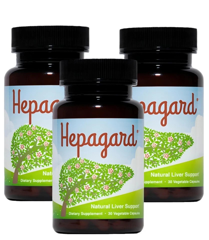 3 pack Hepagard Earth-derived Liver Support Dietary Vitamin 30 count