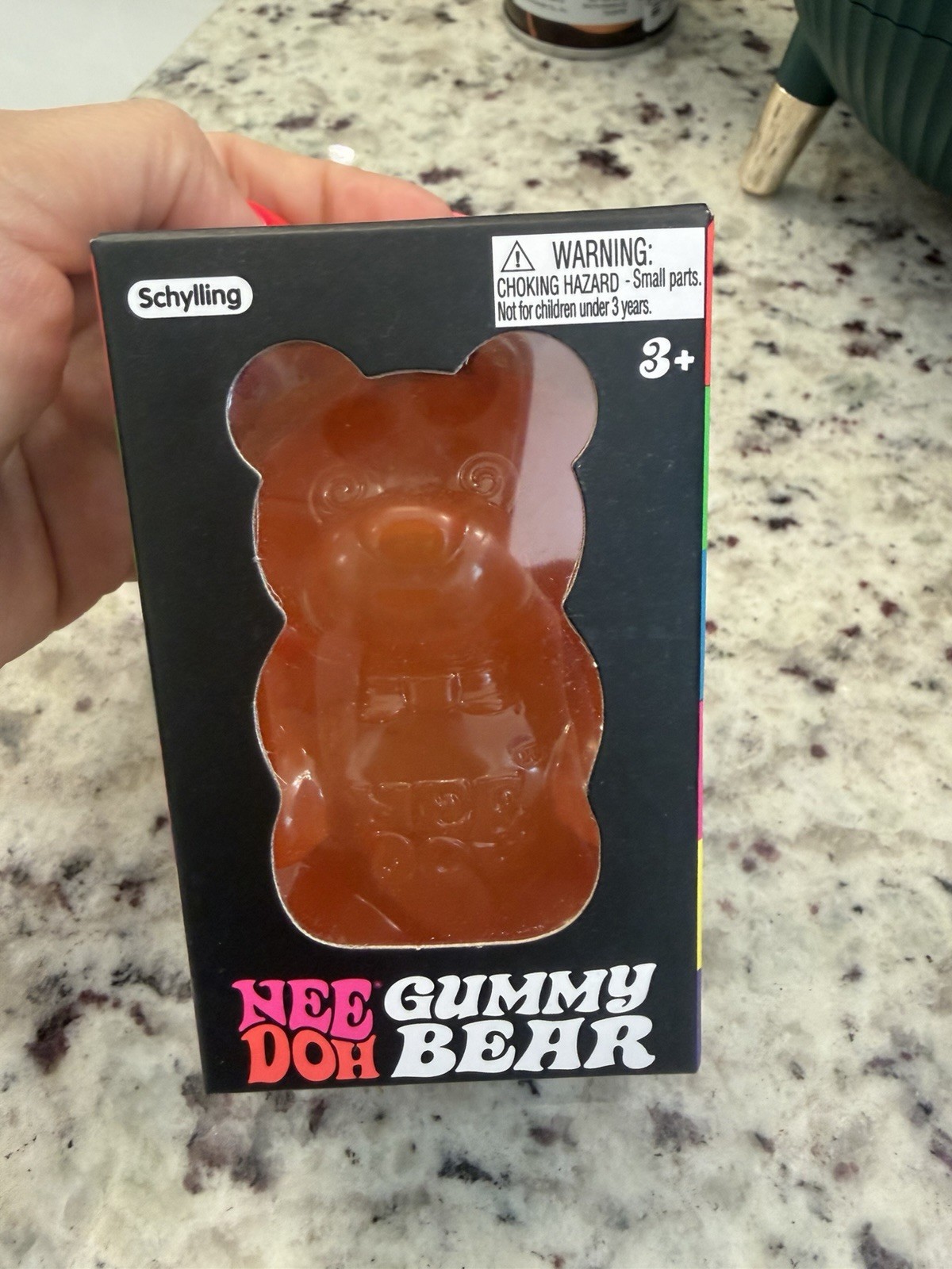 NEE DOH Gummy Bear 100%AUTHENTIC, Orange Squishy Toy. Brand New, FAST SHIP!!