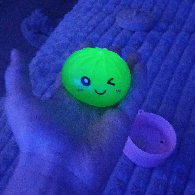 Glow in the dark mini dumpling.