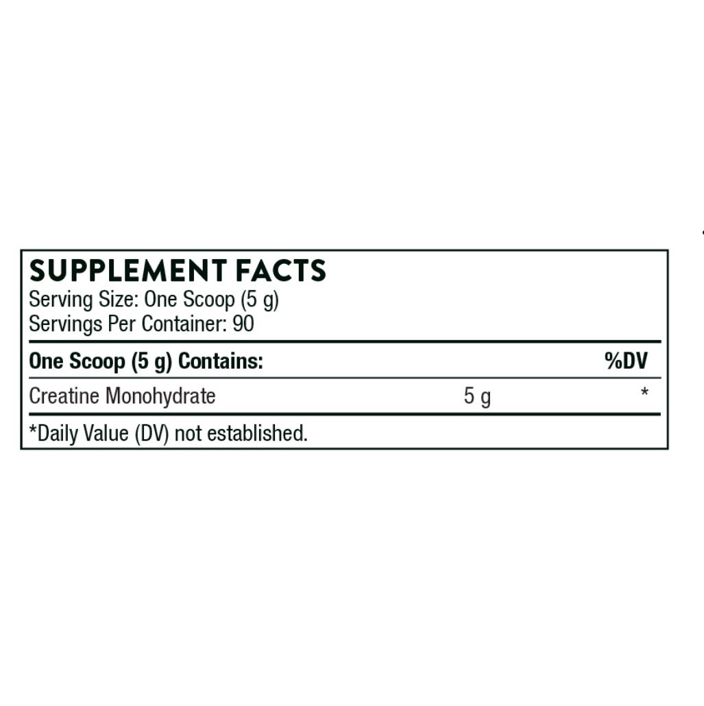 Thorne Creatine Monohydrate Powder, Unflavored 16 oz (450g) Supplement- ON SALE.