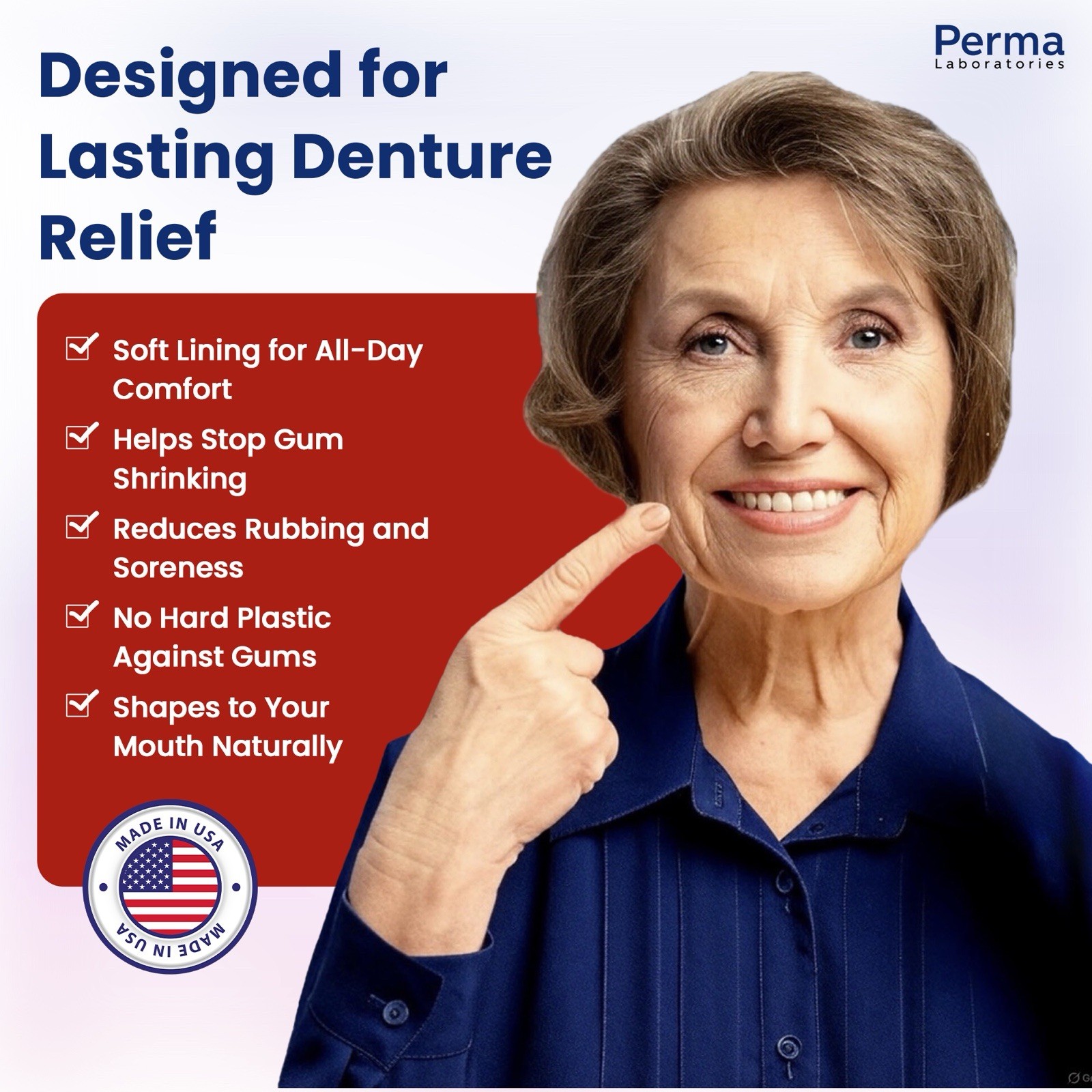 PERMA SOFT Denture Reline Kit | DENTURE RELINER KIT FOR UPPER AND LOWER DENTURE