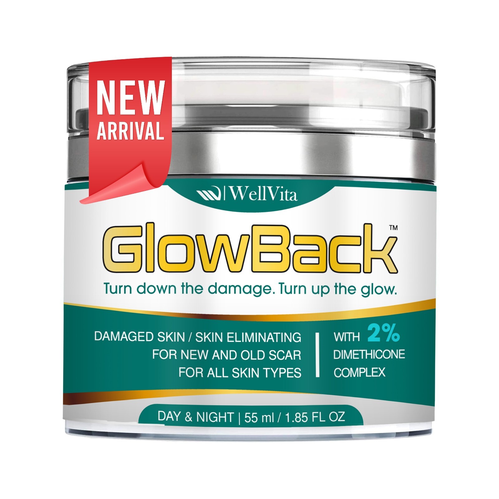 Scar Removal Cream for New & Old Scars, Acne, Stretch Marks, Burns – Scar