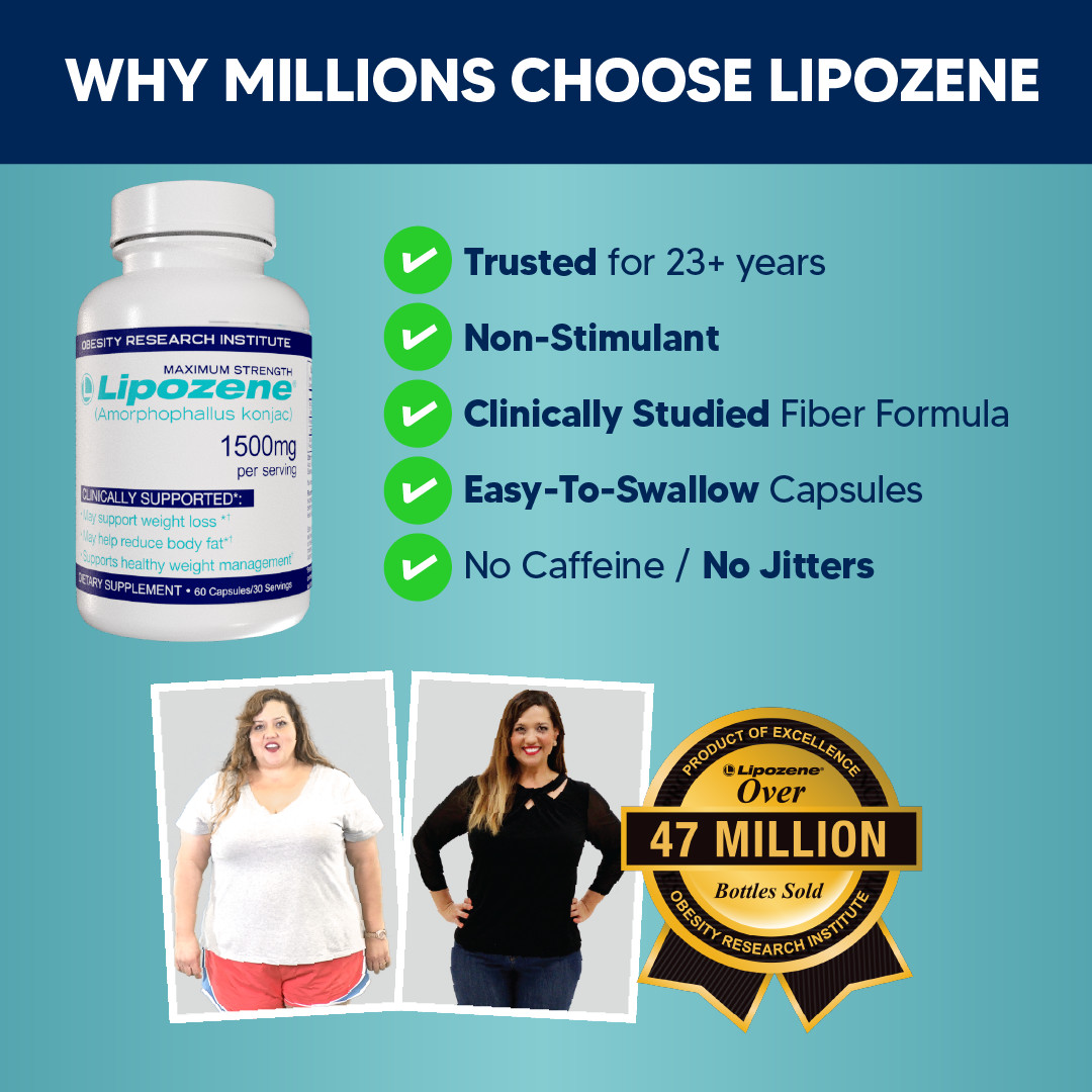Lipozene® 1500mg 3 Pack 30 Capsules Each Official Store Weight Mgmt