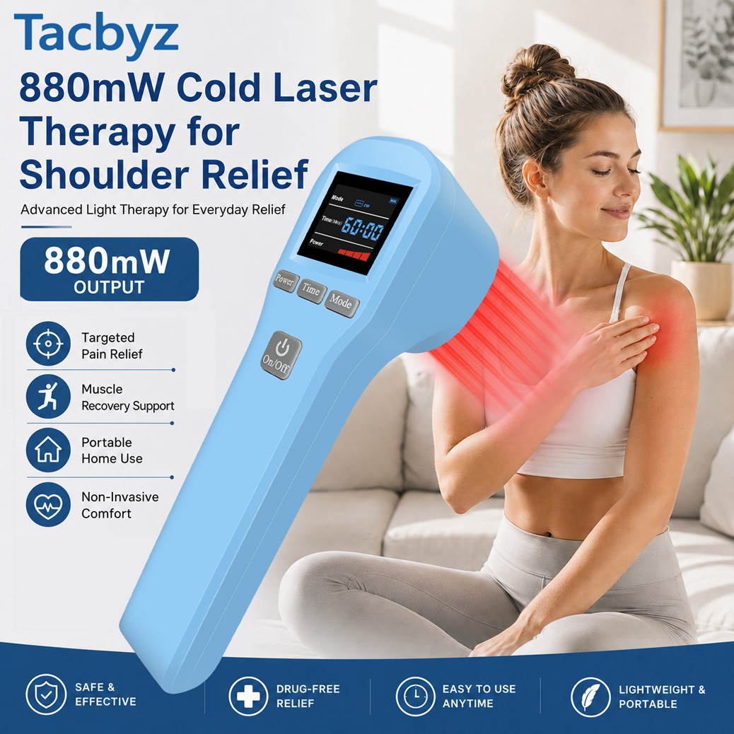 Therapeutic Laser Physiotherapy Laser Therapy Device 808nm 650nm 880mW for Pain
