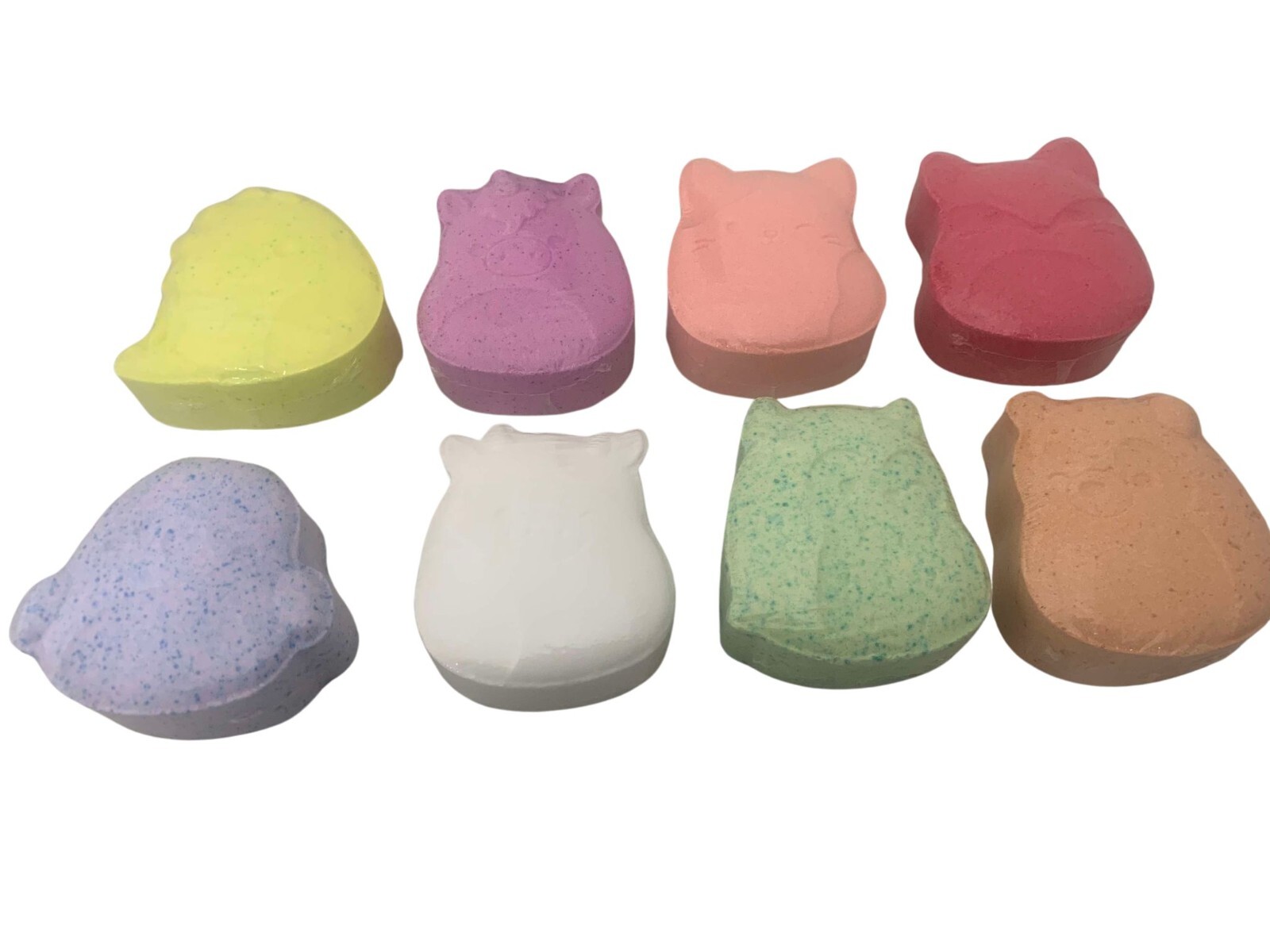 Squishmallow Bath Bomb Set (8 Count) with Surprise Charms in Each Bath Bomb