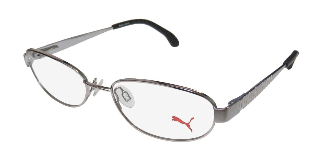 NEW PUMA 15420 GLASSES METAL SI UNISEX FULL-RIM 51-17-135 SILVER DESIGNER