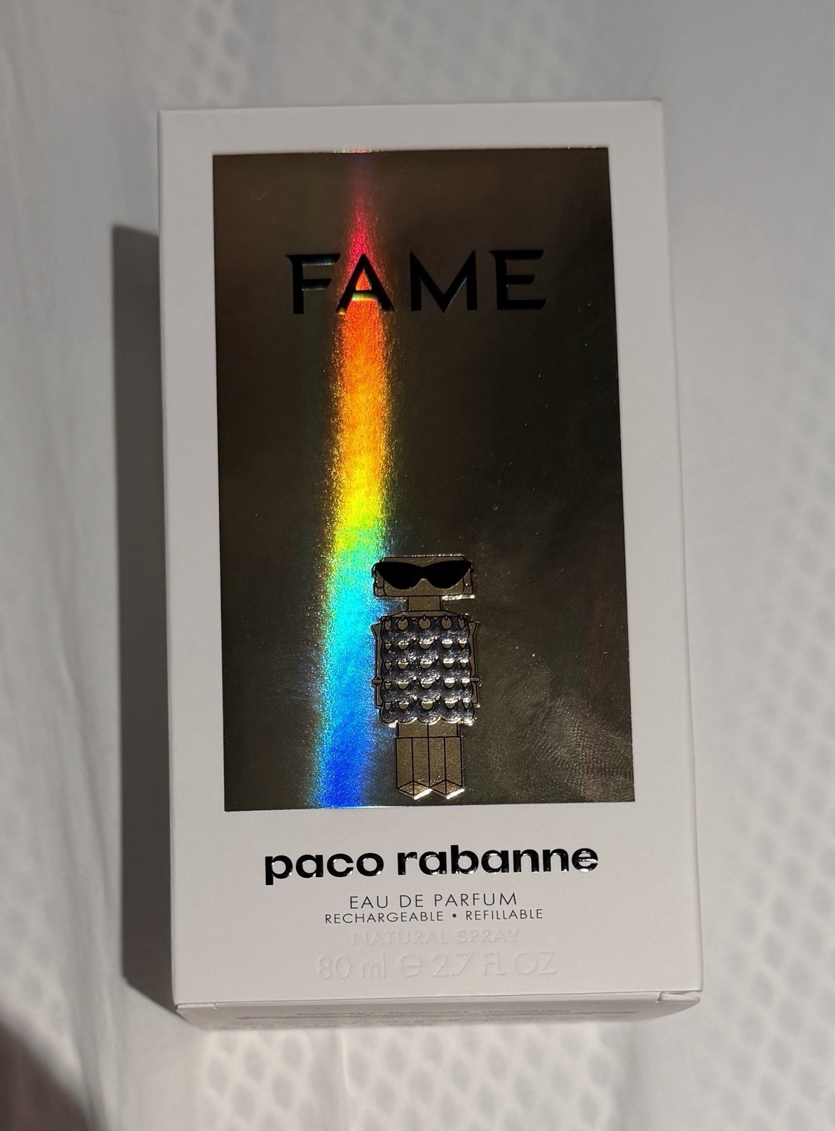 Paco Rabanne FAME Eau de Parfum Spray Refillable Regular Size 2.7 fl oz 99%