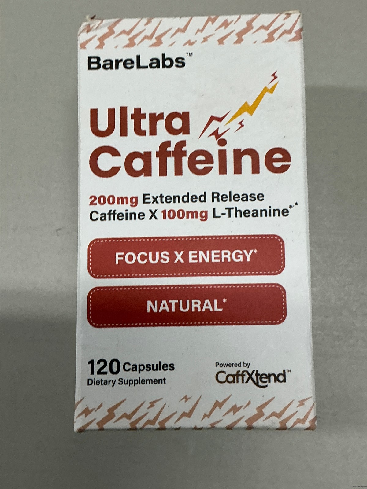 Ultra Caffeine Pills – 200mg Extended Release + L-Theanine E