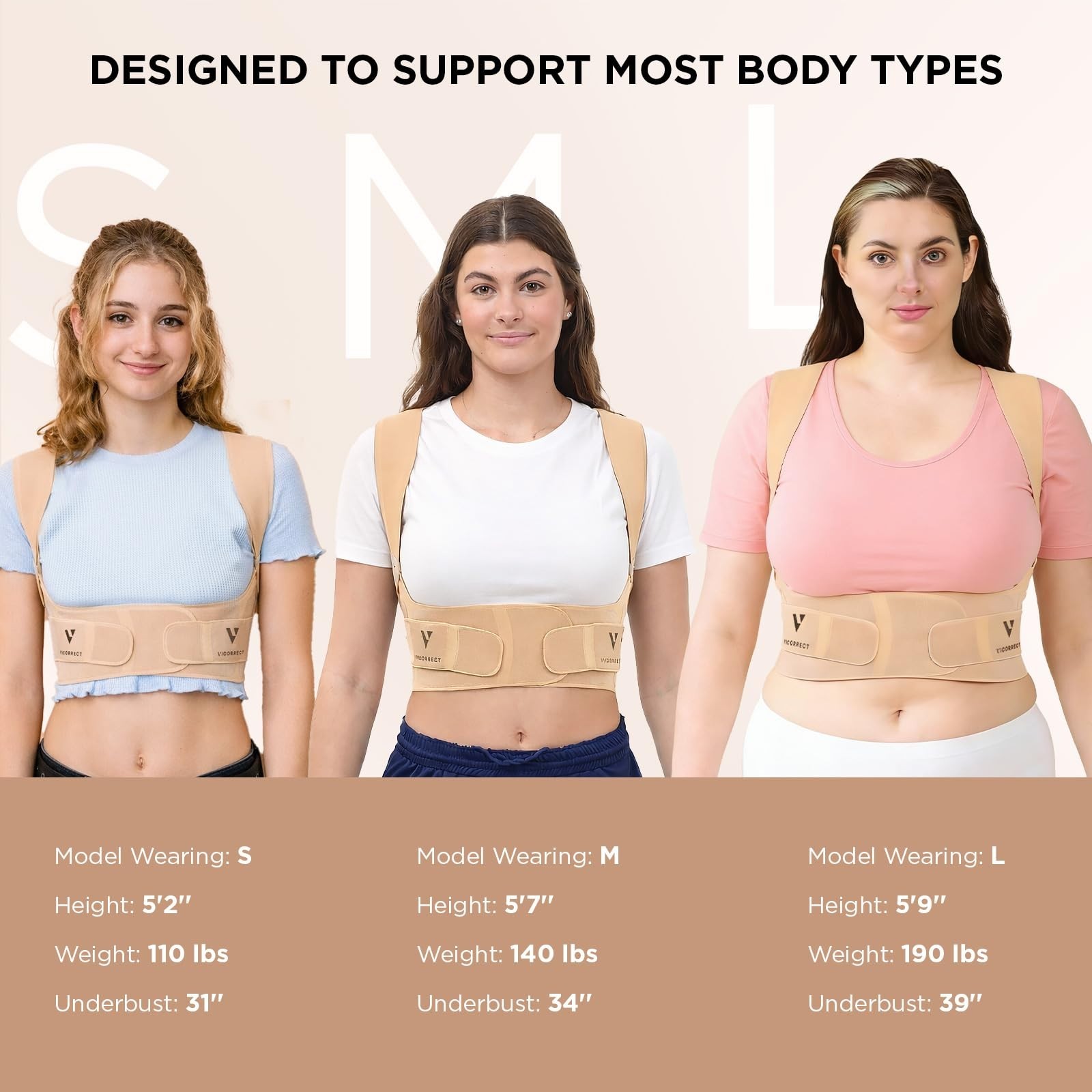 Adjustable Posture Corrector Bra for Women – Invisible Back Support, Pain Relief