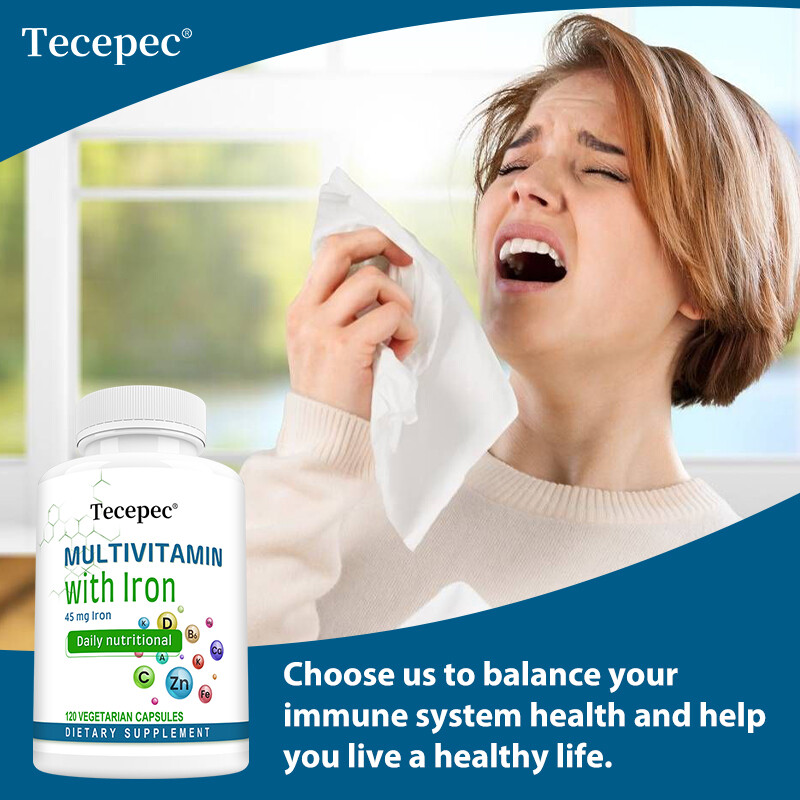 Multivitamin Easy To Swallow Capsule Immune Support Healthy Energy To Balance