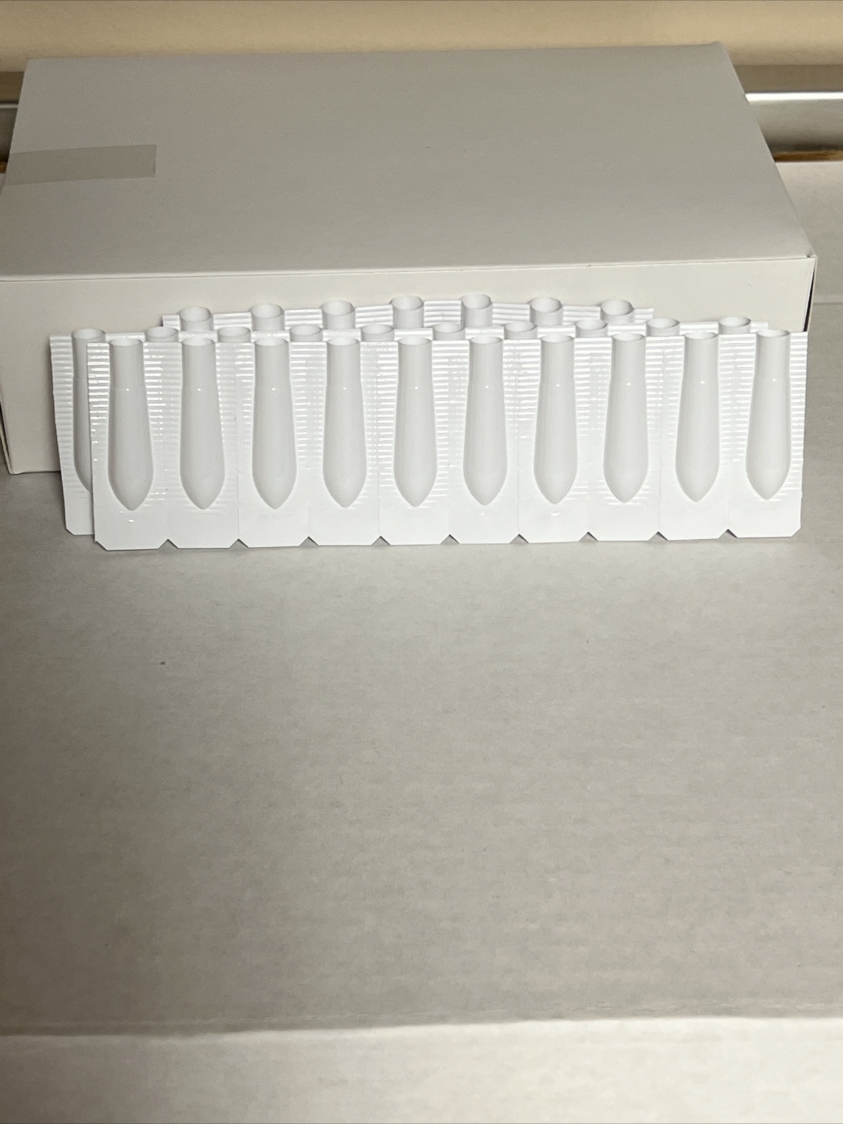 2mL Oval Plastic Disposable Adult Suppository Molds Shells Vaginal/Rectal