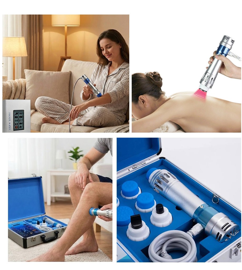Touch Screen Focused Shockwave Therapy Machine 7 Heads ED Treatment Pain Relief