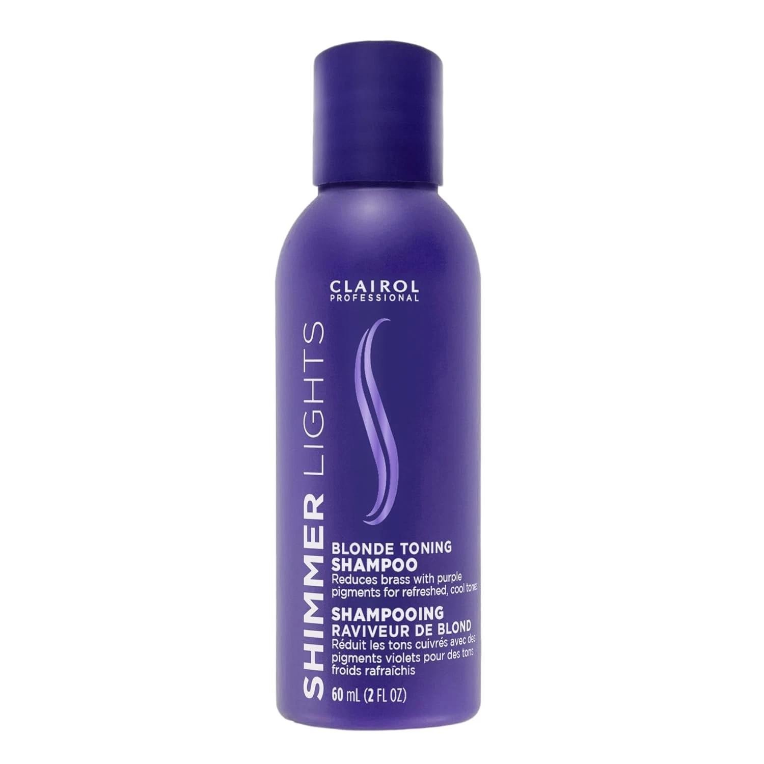 Professional Shimmer Lights Purple Shampoo – Neutralizes Brass & Yellow Tones Fo