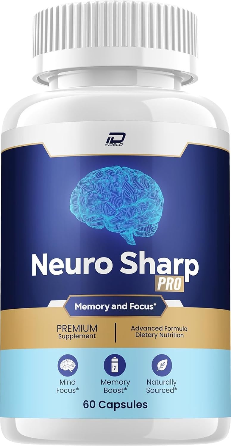 Neuro Sharp Memory and Focus Support Capsules (1 Pack – 60 Capsules) New