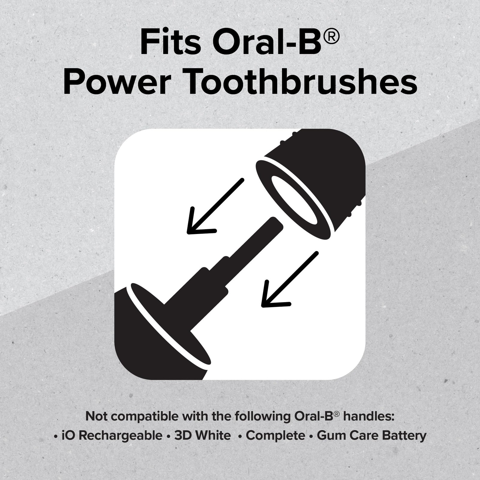 REACH Universal Replacement Toothbrush Heads, Fits 1 Count (Pack of 8), White
