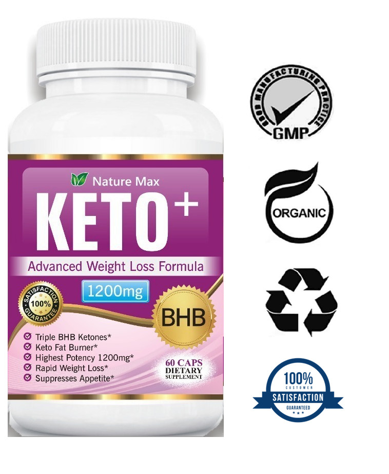 Keto Weight Loss Slim Pills Advanced BHB Fat Burn 1200mg PURE Keto Supplements