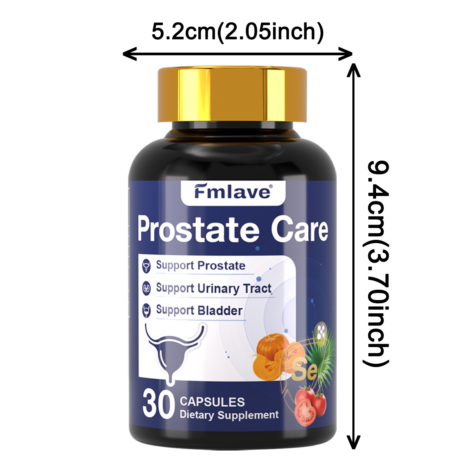Prostate Support – Saw Palmetto – Reduce Frequent Urination, Stamina supplement