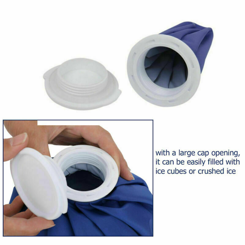 3 Pack [11″ 9″ 6″] Reusable Ice Bags for Injuries with a Adjustable Wrap Hot