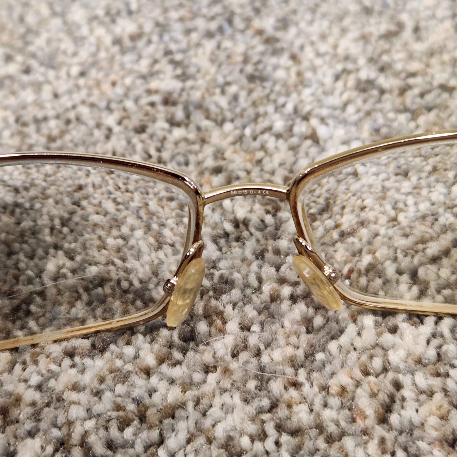 Gucci GG 2812 Black Rectangular Eyeglasses Rhinestone Interlocking GG Logo