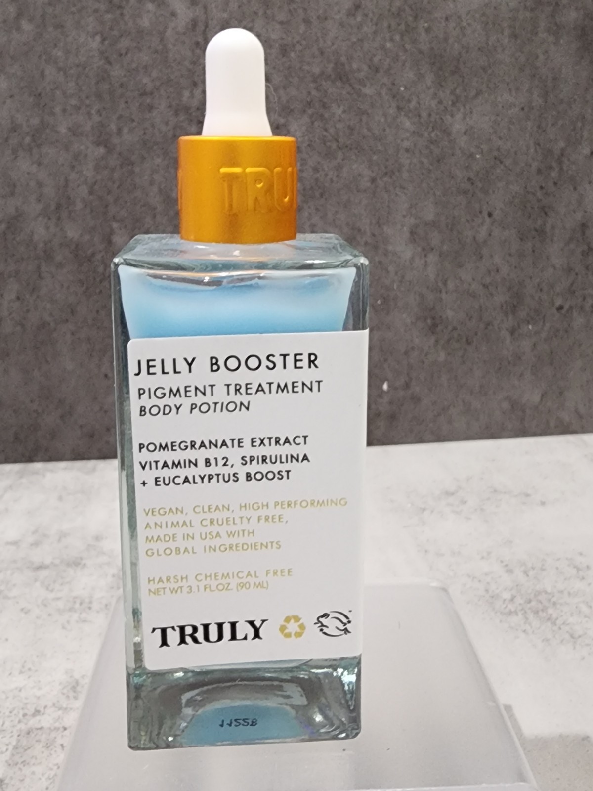Truly Beauty Jelly Booster Pigment Treatment Body Potion 3.1 Fl Oz Vegan RP $33