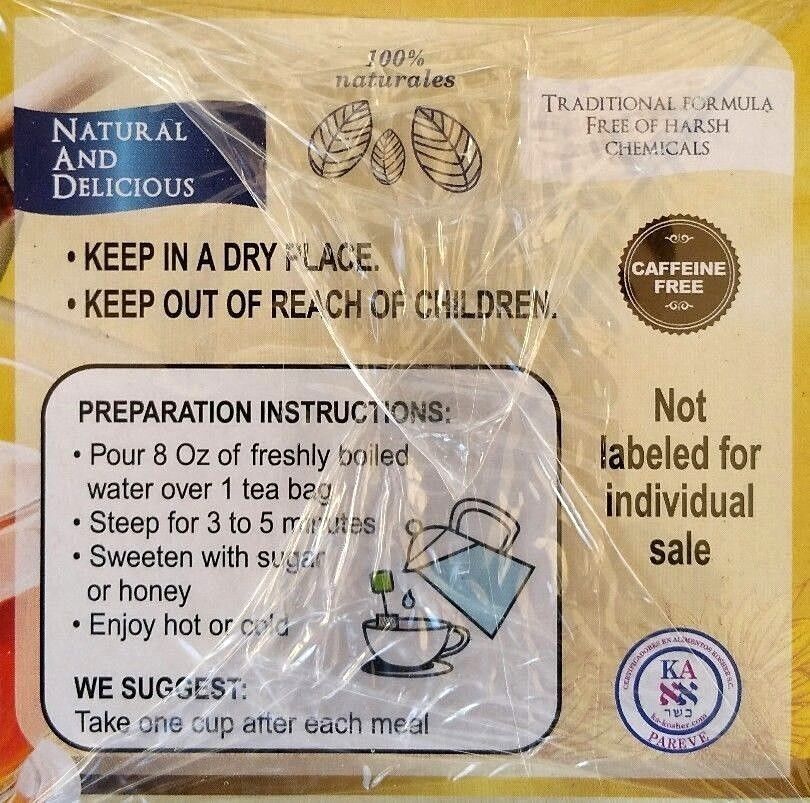 TE DE ABANGO TEA w/ PROPOLIS ECHINACEA 25 Bags Propoleo Equincea Eucalipto