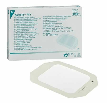 Tegaderm Transparent Adhesive Film Dressing 1.75 x 1.75in – 1 Each, 10 PACK