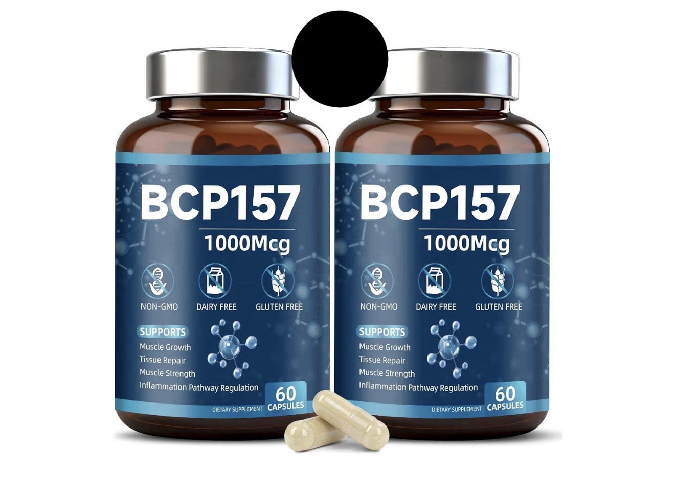 BCP-157 1000mcg Dietary Supplement Capsules 60 Ct Non-GMO Gluten Free