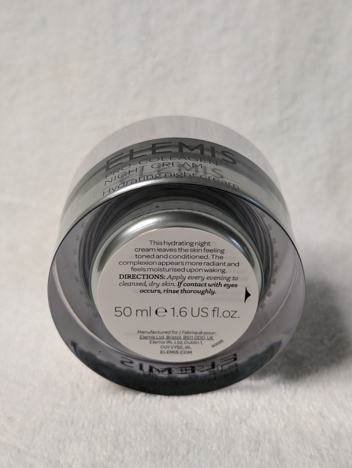 ELEMIS Pro-Collagen Night Cream 1.6 fl oz No Box