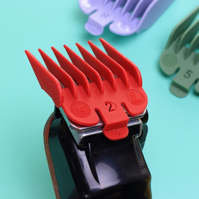 8PCS Hair Clipper Guide Combs Set for Wahl Trimmer Attachments Guards1