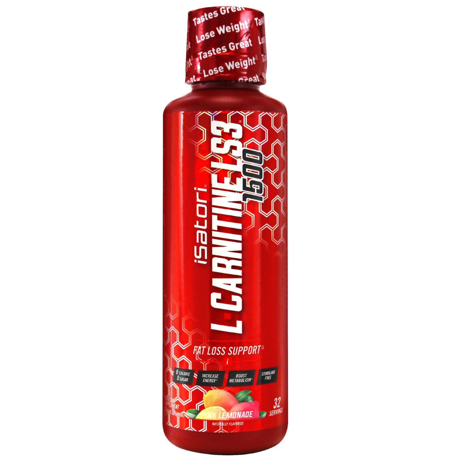 L-CARNITINE LS3 1500 Fat Loss – Metabolism – Pink Lemonade 1500mg (32 Servings)