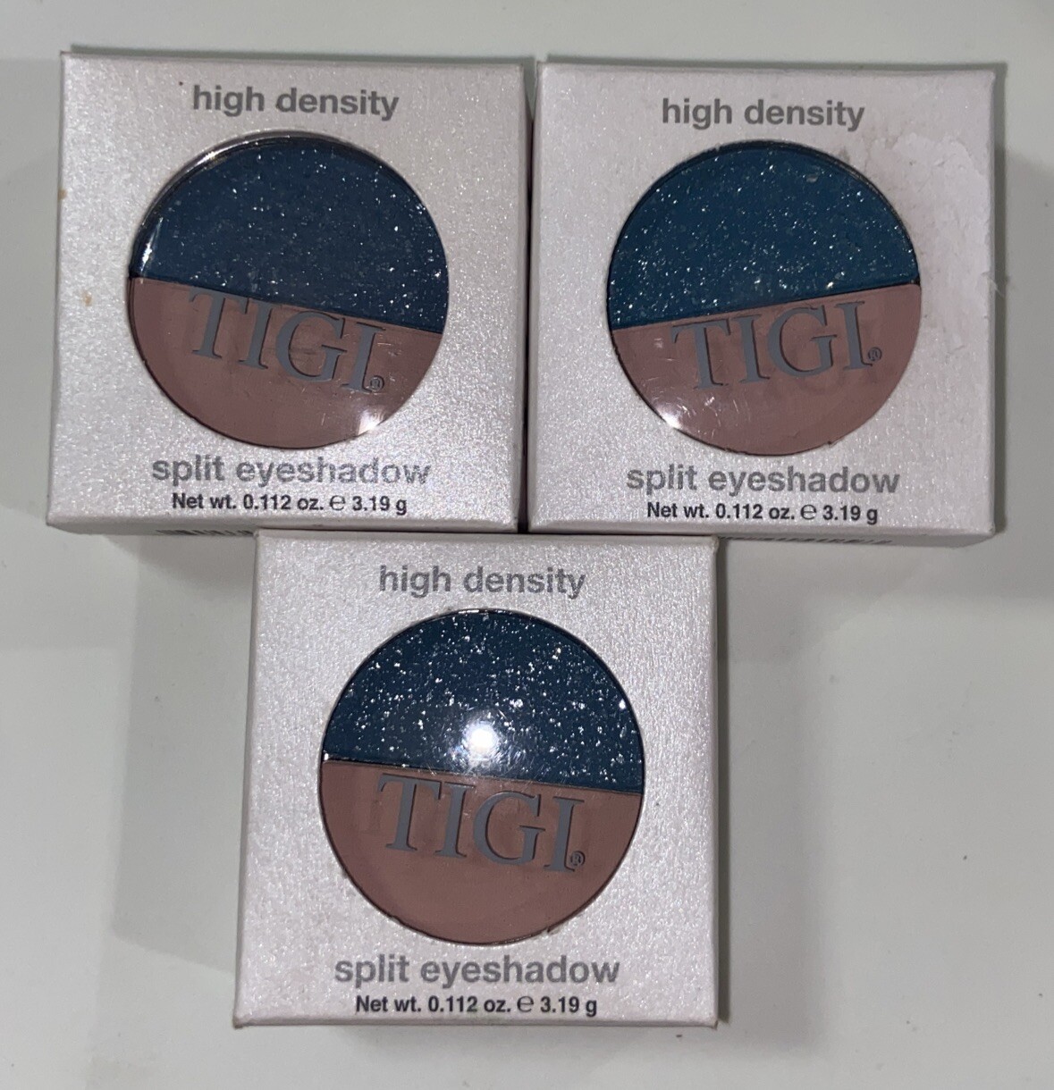 (3) PACK!!! TIGI ( FLIRT ) HIGH DENSITY SPLIT EYESHADOW COMPACT 0.112 OZ / 3.19G