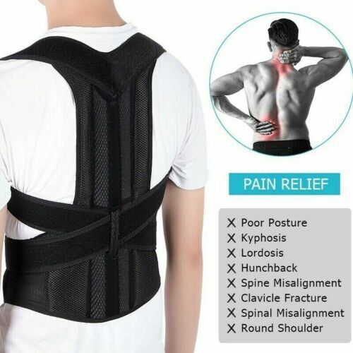 USA Back Brace Posture Corrector for Women and Men Back Support Straightener YY