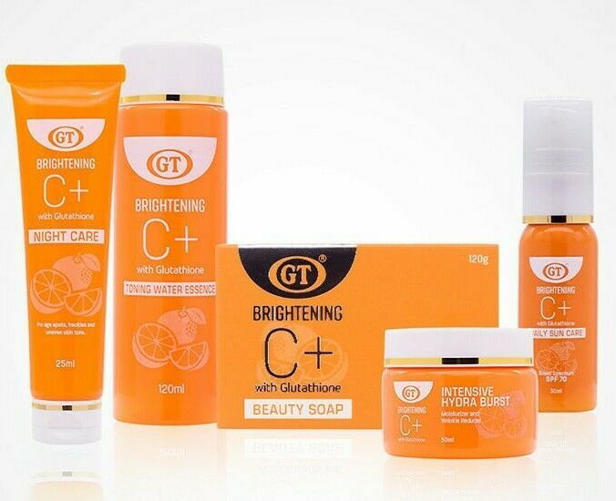 5 GT Body Skin White Brightening Whitening C+ Glutathione Face Cream Soap SPF70