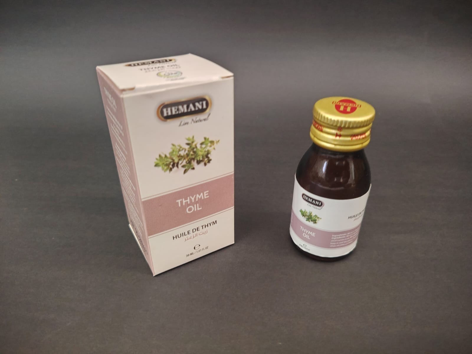 Natural Thyme Oil 30ml Pure Aromatherapy Body Hair Care Huile De Thym زيت الزعتر