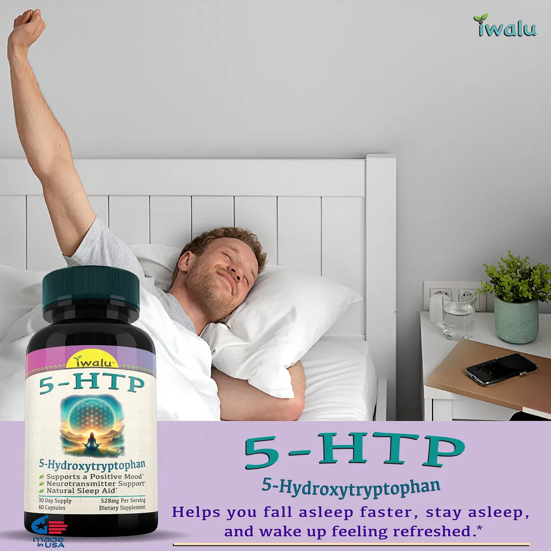 5 Hydroxytryptophan Sleep | Best Supplement Capsule Pill Men Women FREE SHIP