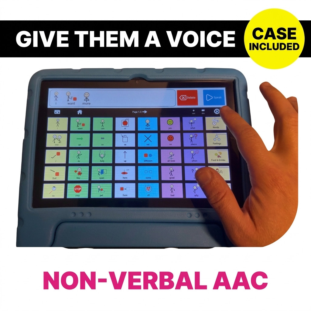 Nonverbal Talker AAC Tablet – Autism Kids, Speech Delay, Non-Speaking Individual